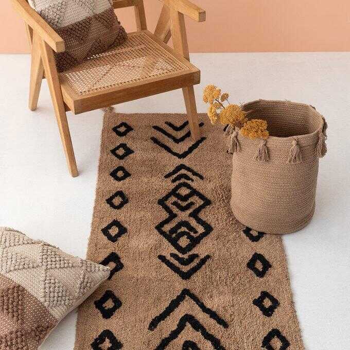 Χαλακι Με Φουντες Home Décor 60x140 RIDEL SAND