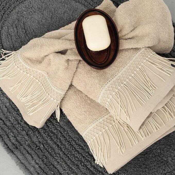 Σετ Πετσετες Towels Collection HARPER CREAM