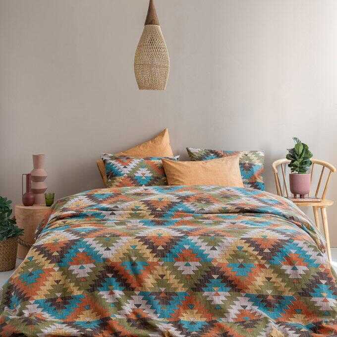 Σετ Μονά Σεντόνια Flannel Beauty 170x265 FB0223 Χωρίς Λάστιχο