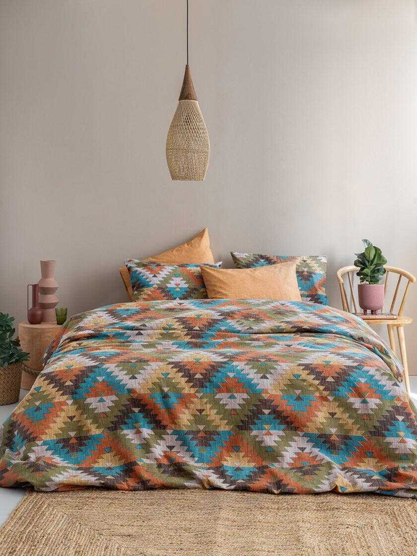 Σετ Μονά Σεντόνια Flannel Beauty 170x265 FB0223 Με Λάστιχο