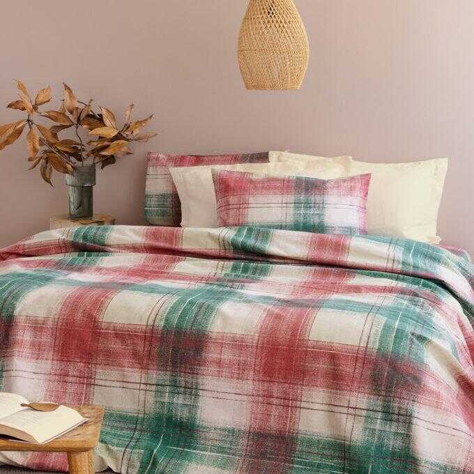 Σετ Παπλωματοθήκη Μονή Flannel Beauty 170x250 FB0221
