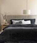 Κουβέρτα Fleece 160x220 FANI BLACK BLACK