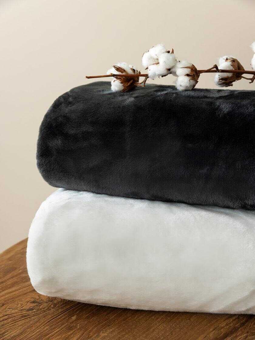 Κουβέρτα Fleece 160x220 FANI OFFWHITE OFFWHITE