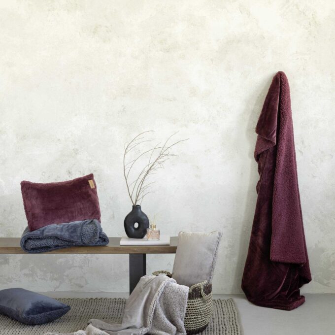 Κουβέρτα καναπέ 130x170 - Nuan Dark Gray