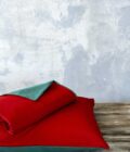 Σετ Παπλωματοθήκη Υπέρδιπλη Abalone - Red / Green