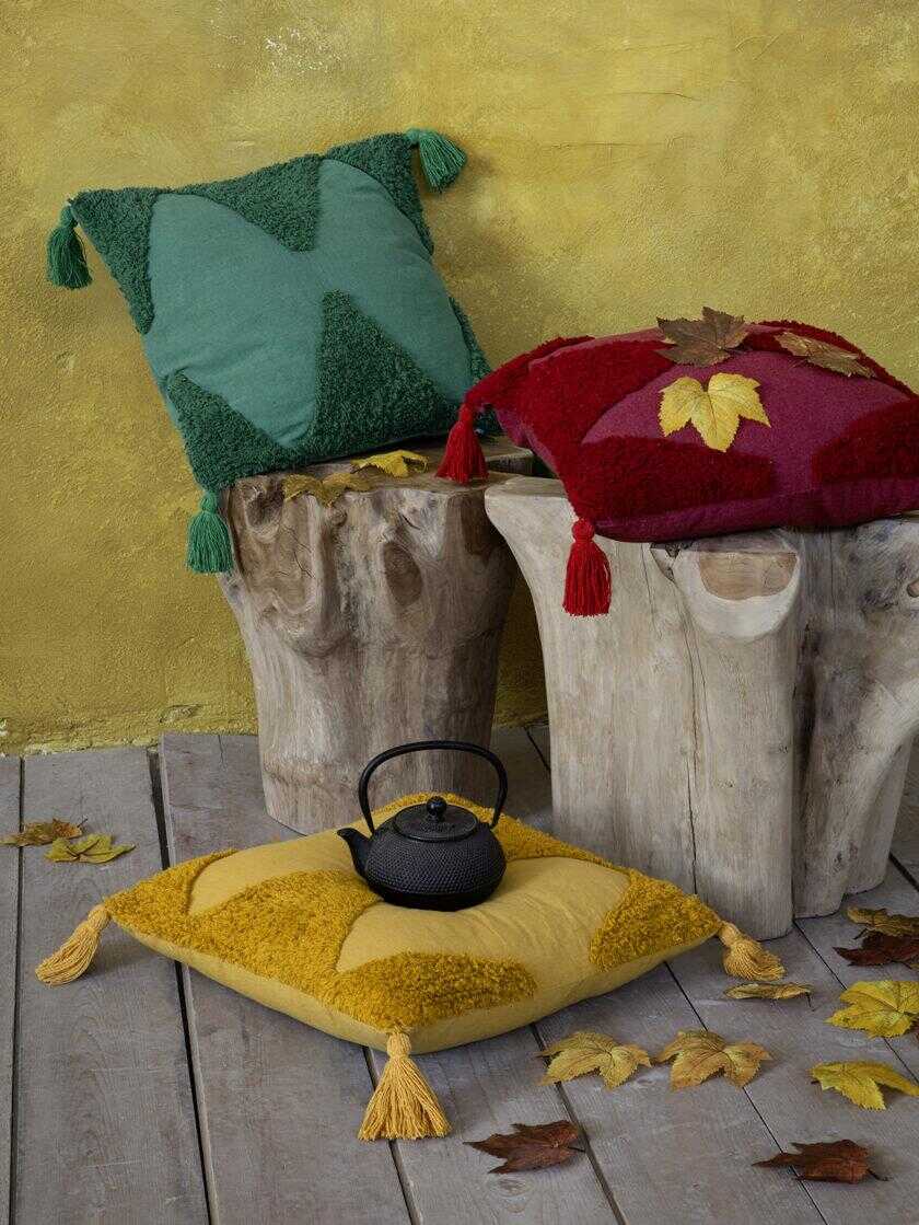 Διακοσμητικό μαξιλάρι 45x45 - Amadeo Mustard Beige