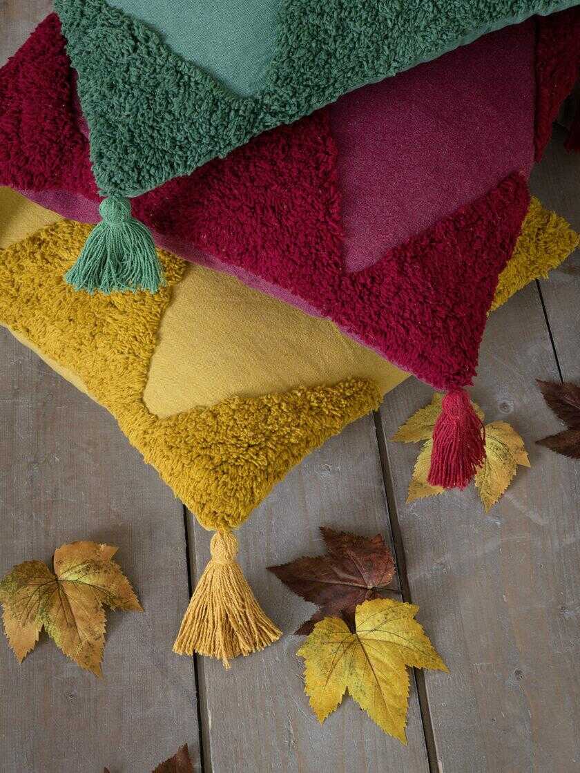 Διακοσμητικό μαξιλάρι 45x45 - Amadeo Mustard Beige