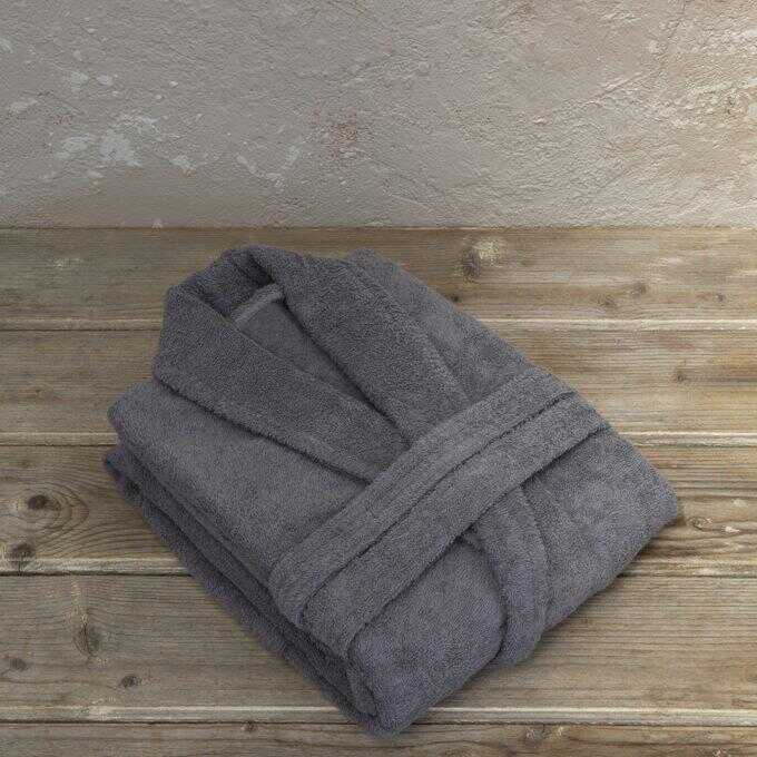 Μπουρνούζι Asana - Extra/Extra Large - Dark Gray
