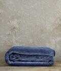 Κουβέρτα Βελουτέ Μονή 160x220 Coperta - Blue