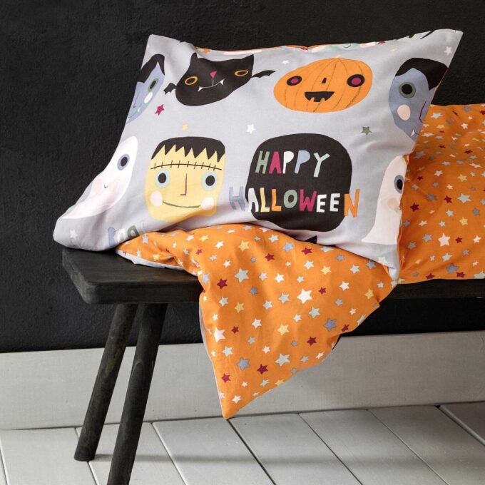 Σετ Σεντόνια Μονά - Happy Halloween