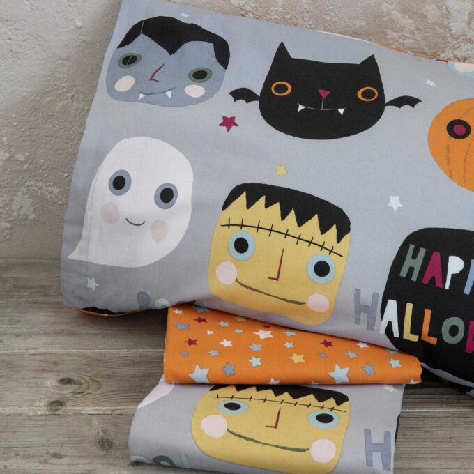 Σετ Σεντόνια Μονά - Happy Halloween