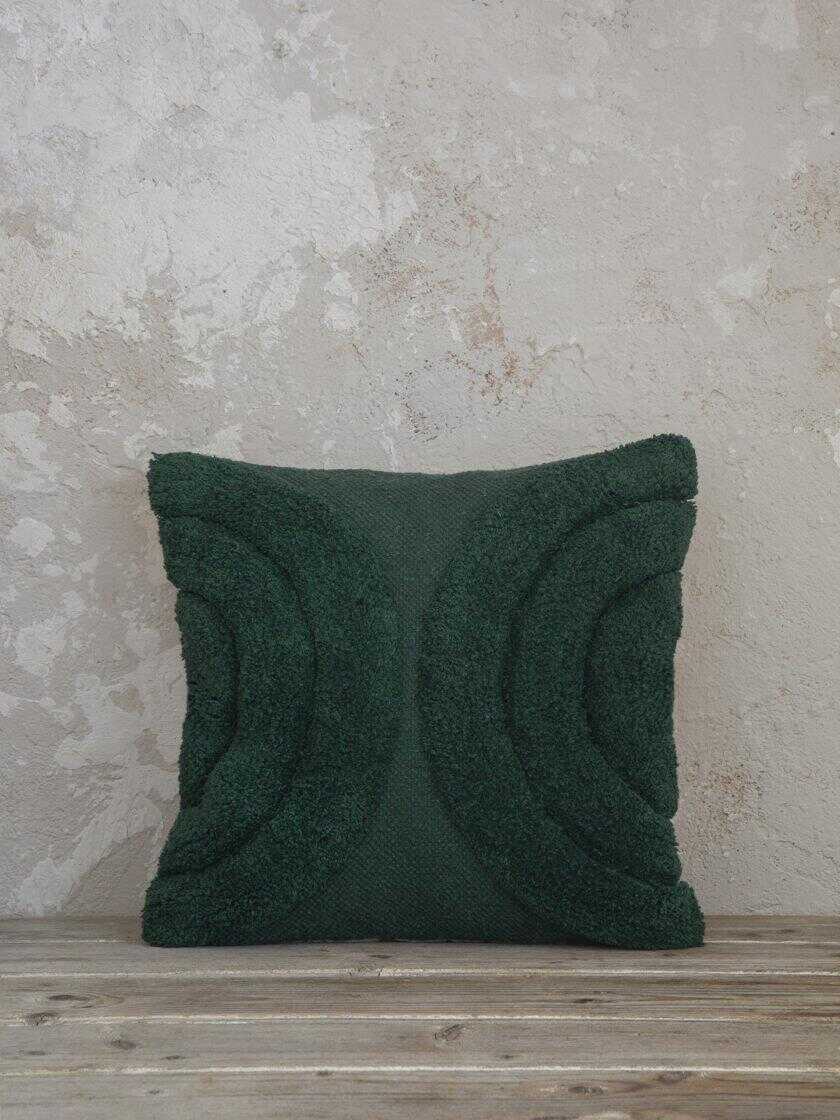 Διακοσμητικό μαξιλάρι 45x45 - Hanna Dark Green