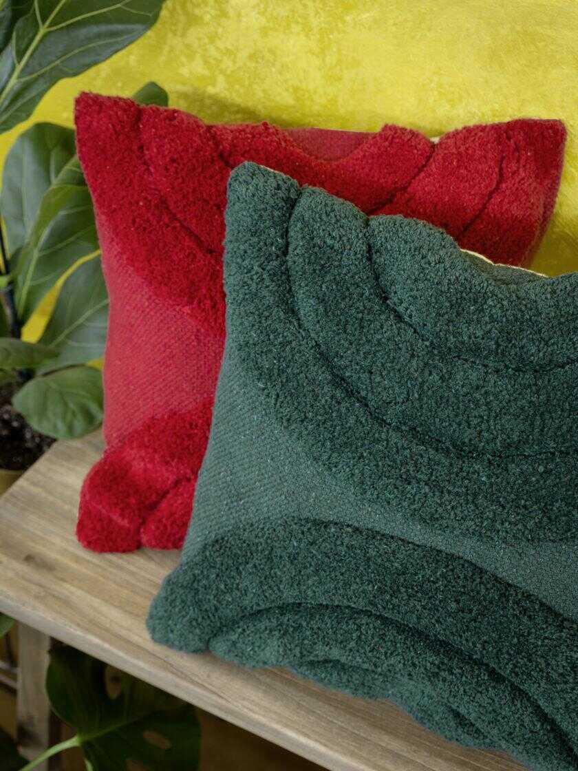 Διακοσμητικό μαξιλάρι 45x45 - Hanna Dark Green