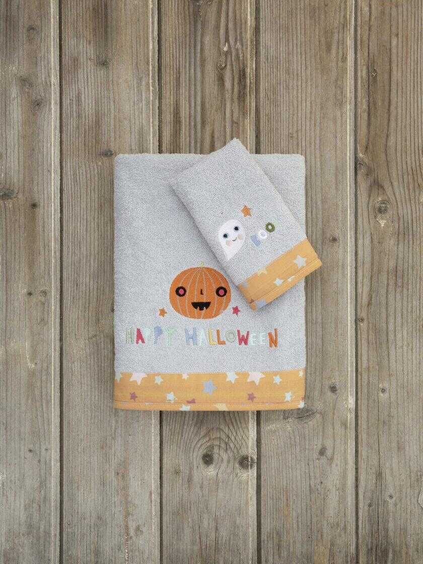 Σετ Πετσέτες (30x50 + 70x140) - Happy Halloween
