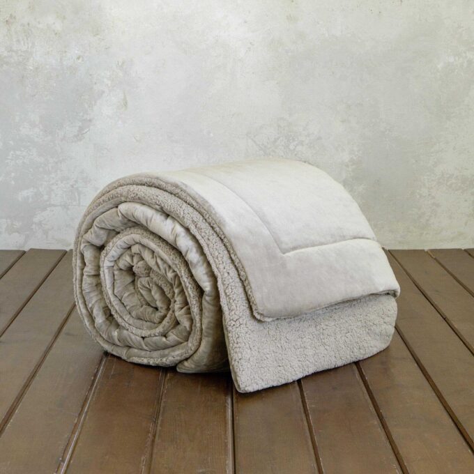 Κουβέρτα/Πάπλωμα Υπέρδιπλο 220x240 - Nuan Cigar Beige