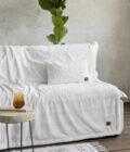 Κουβέρτα καναπέ 130x170 - Velure Cream