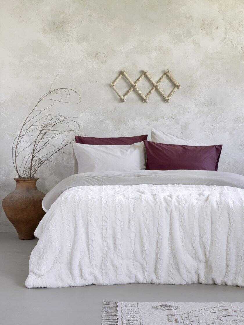 Κουβέρτα/Πάπλωμα Υπέρδιπλο 220x240 - Velure Cream
