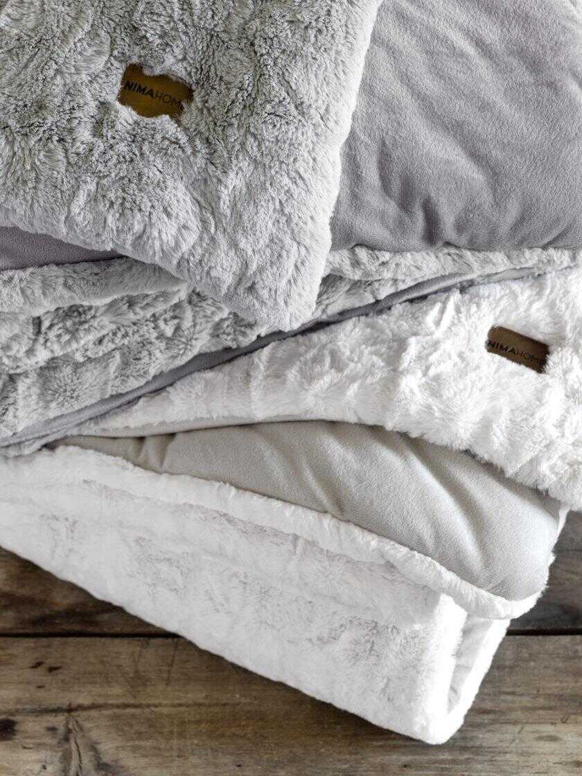Κουβέρτα/Πάπλωμα Υπέρδιπλο 220x240 - Velure Light Gray