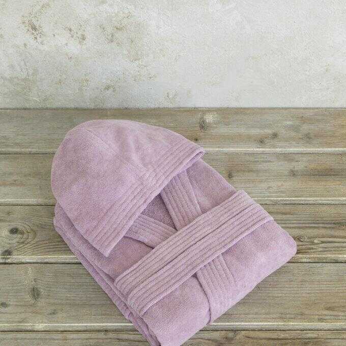 Μπουρνούζι με κουκούλα Zen - Small - Pale Mauve