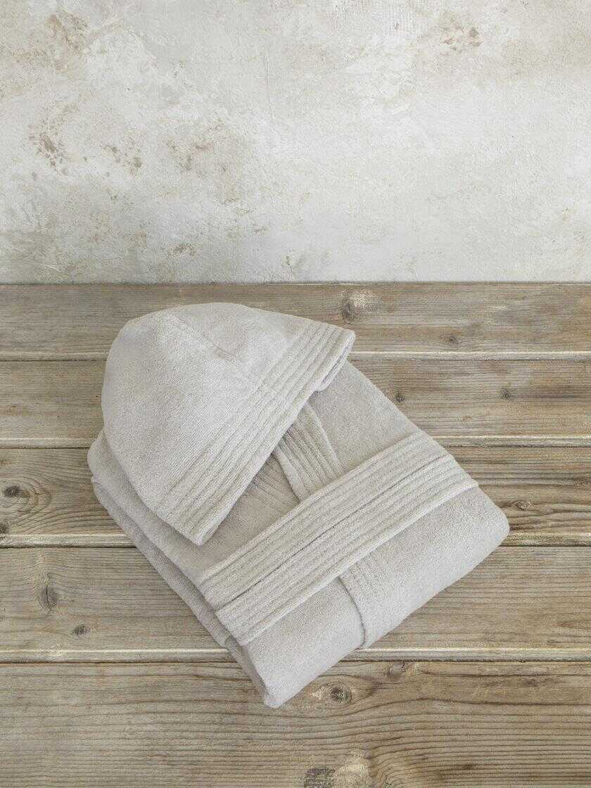 Μπουρνούζι με κουκούλα Zen - Medium - Oat Beige
