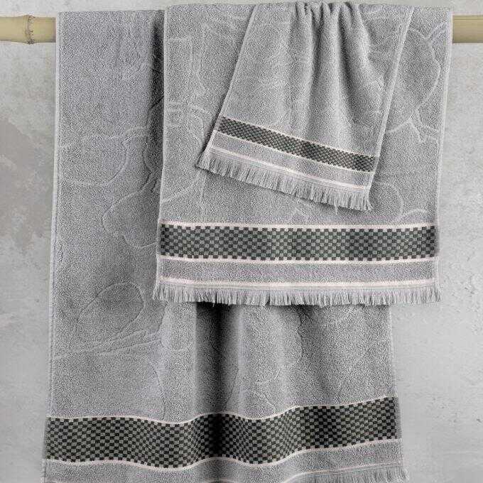 Σετ Πετσέτες (30x50 + 50x90 + 70x140) - Sutra Gray