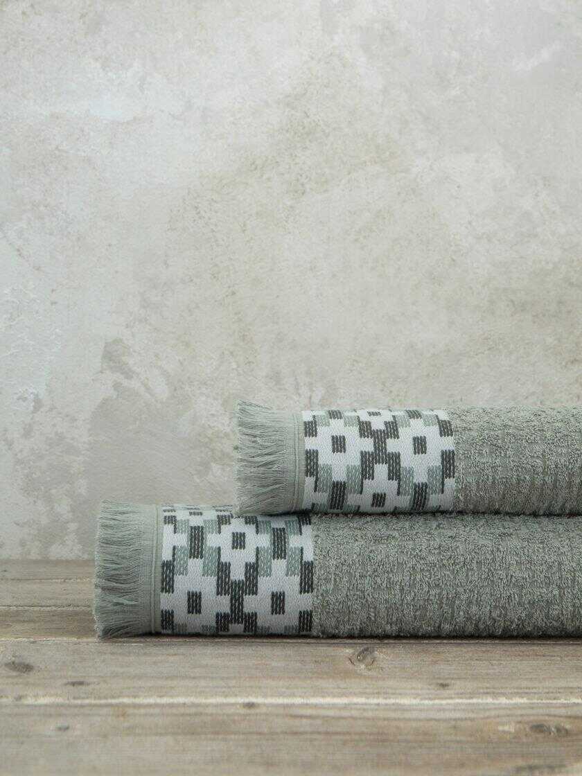 Σετ Πετσέτες (50x90 + 70x140) Jentaya - Green