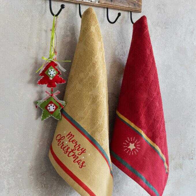 Σετ Πετσέτες (2 x 40x60) - Christmas Star