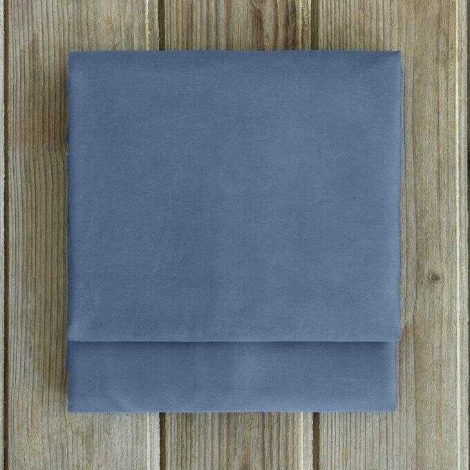 Παπλωματοθήκη Υπέρδιπλη Superior Satin - Shadow Blue