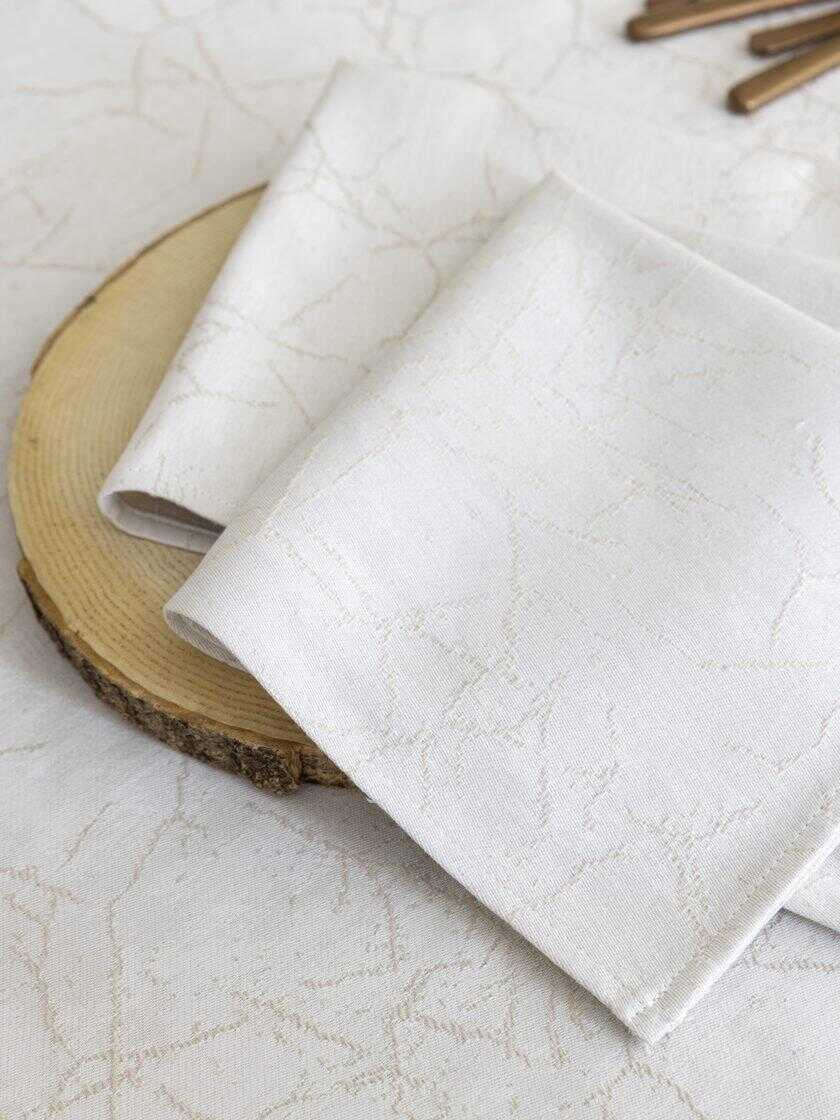 Σετ Πετσέτες (4 x 42x42) - Marble Beige