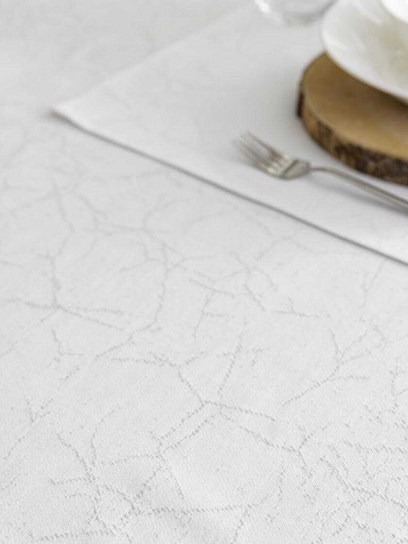 Τραπεζομάντηλο 165x310 - Marble Off White