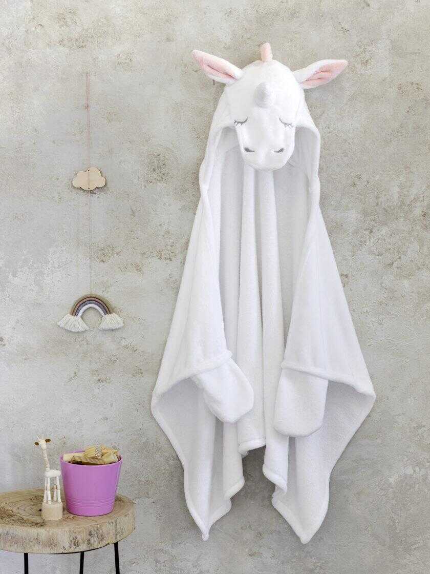 Παιδική κάπα 70x120 με κουκουλα - Licorne