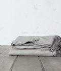Παπλωματοθήκη Υπέρδιπλη Linen - Light Gray