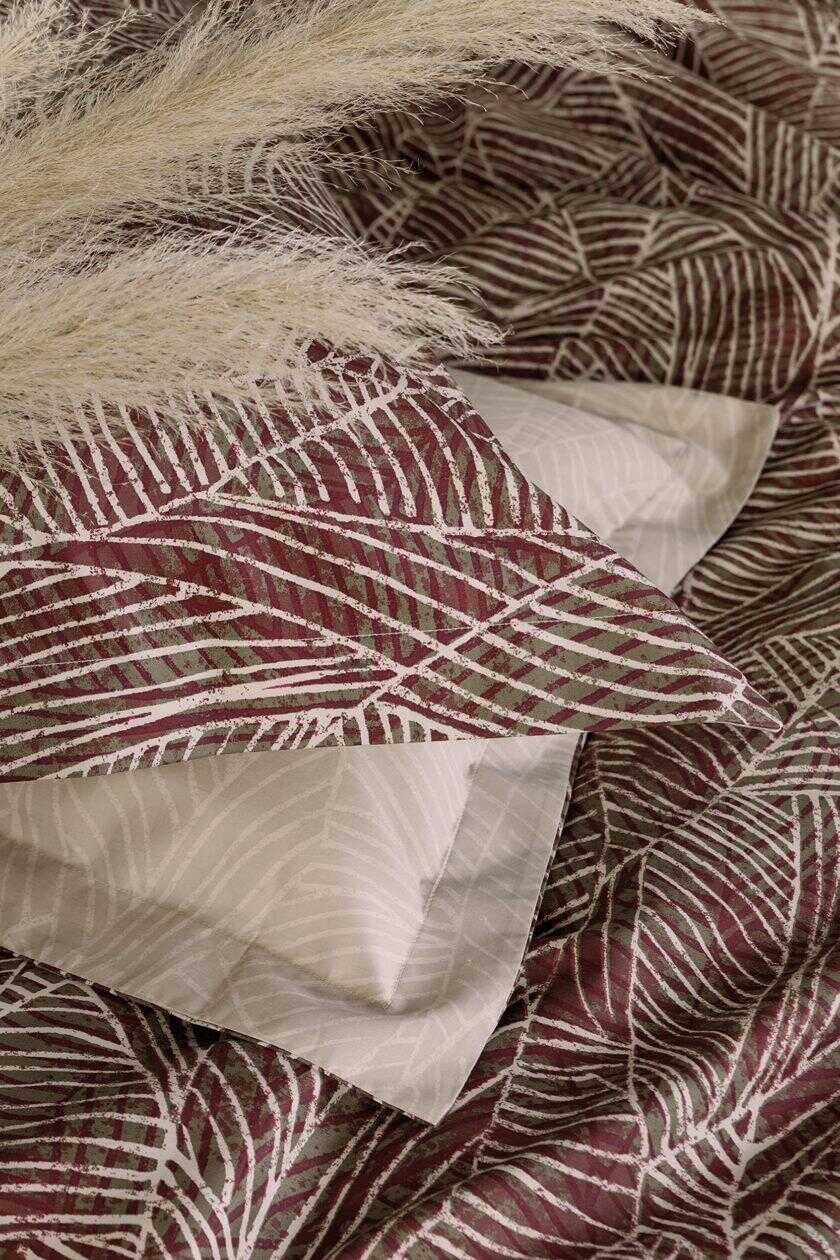 Σετ Παπλωματοθήκη Μονή - Folio Wine Red