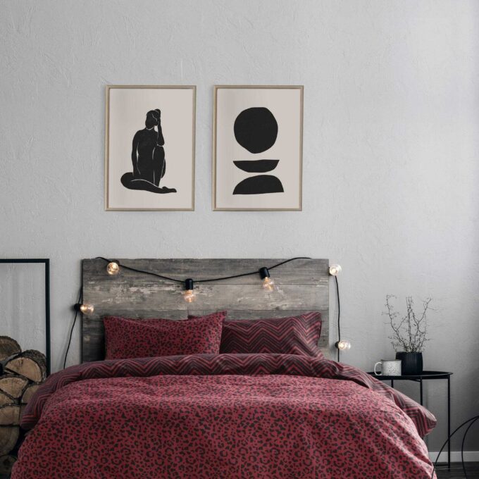 Σετ Σεντόνια Μονά με Λάστιχο - Zola Bordeaux