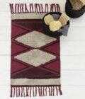 Πατάκι Μπάνιου 50x80 Zahara - Dark Red