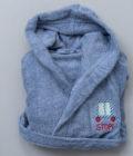 Μπουρνούζι με Κουκούλα Kids Bath STOP DENIM