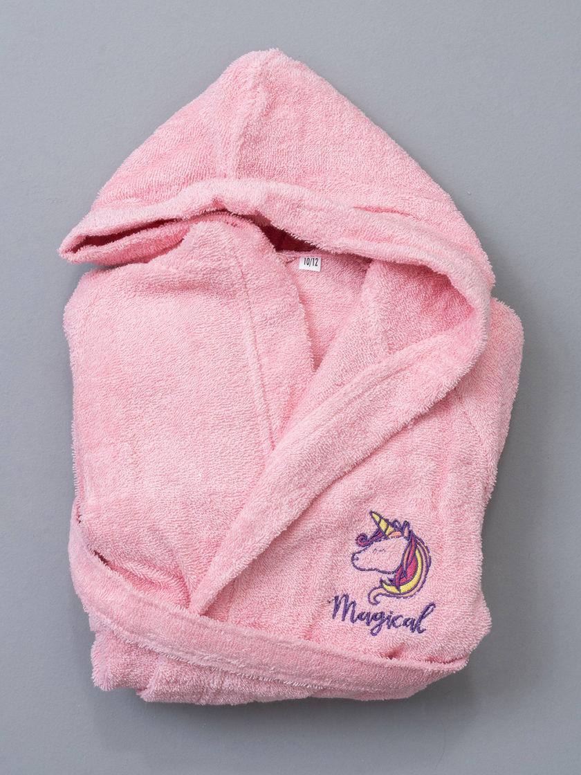 Μπουρνούζι με Κουκούλα Kids Bath MAGICAL ROSE