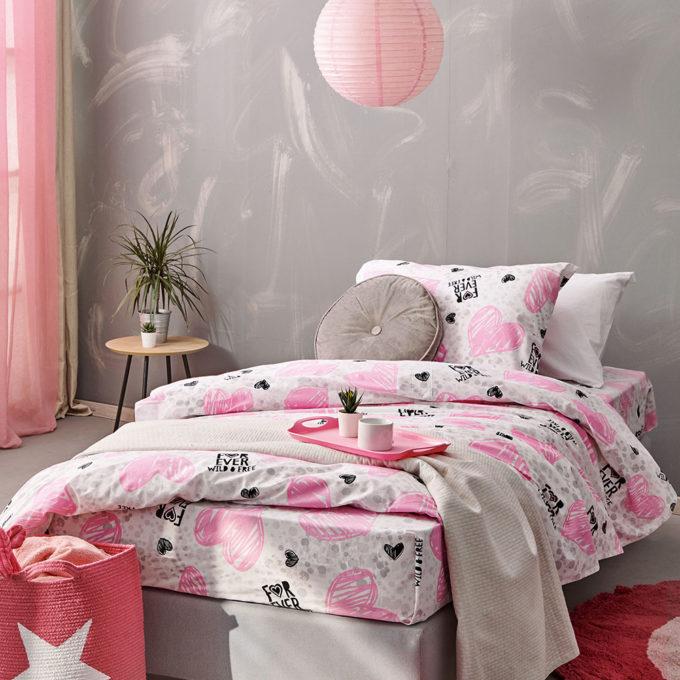 Σετ Μονά Σεντόνια Trend Collection 160x260 TC925 Με Λάστιχο