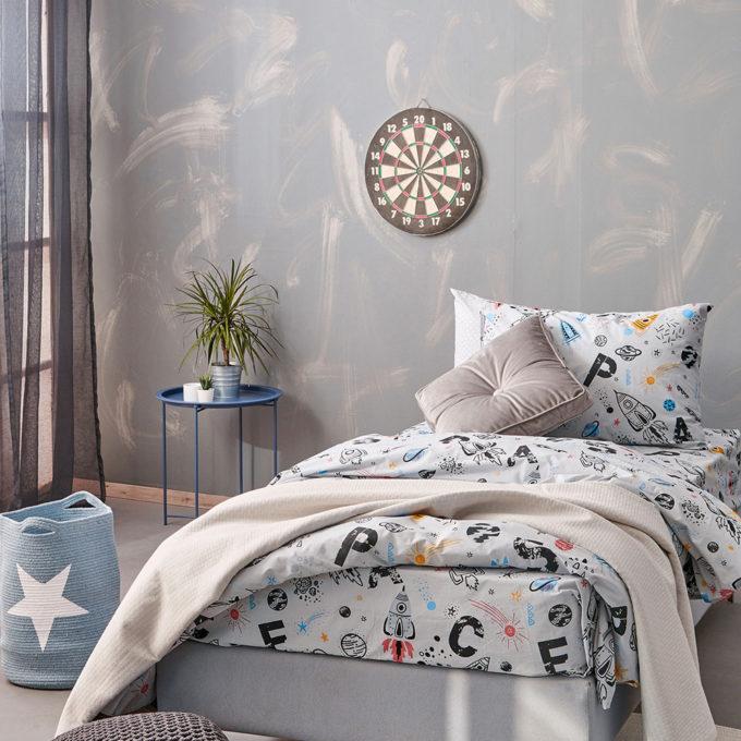 Σετ Μονά Σεντόνια Trend Collection 160x260 TC926 Με Λάστιχο