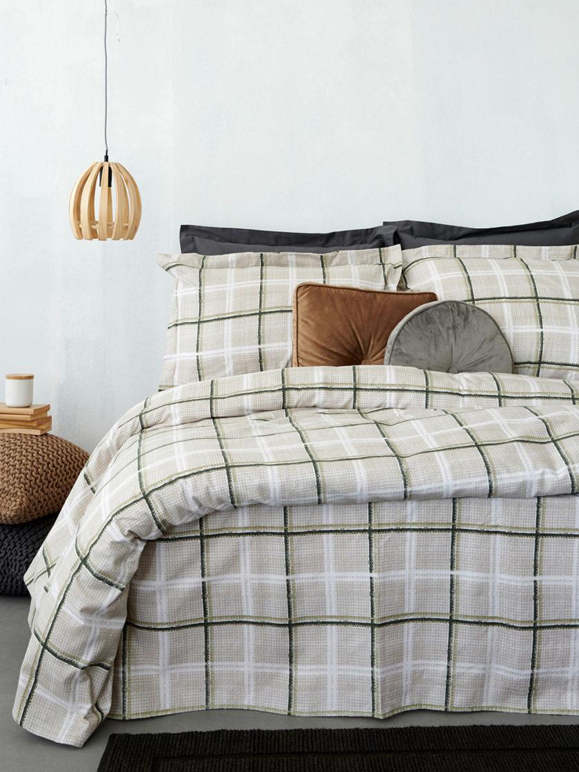 Σετ Σεντόνια Υπέρδιπλα Cosy Winter 240x265 CW261 Με Λάστιχο