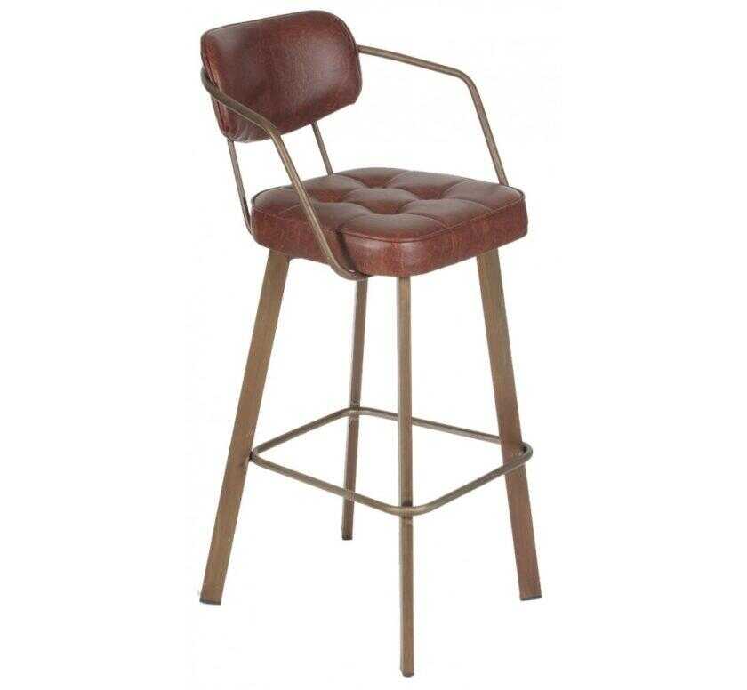 Corner μεταλλικό σκαμπό bar1