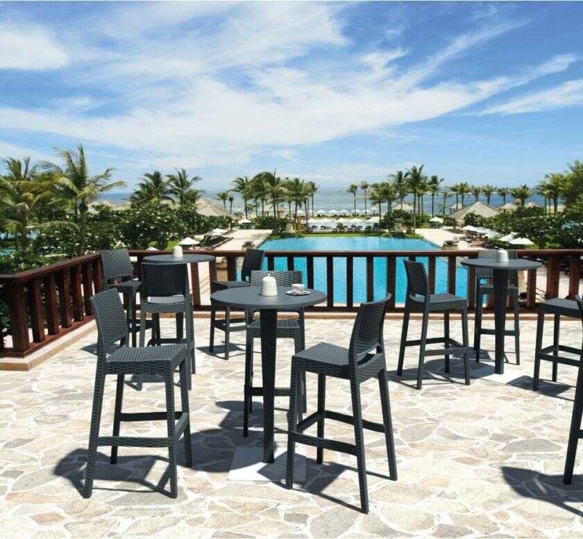 Jamaica rattan σκαμπό bar20