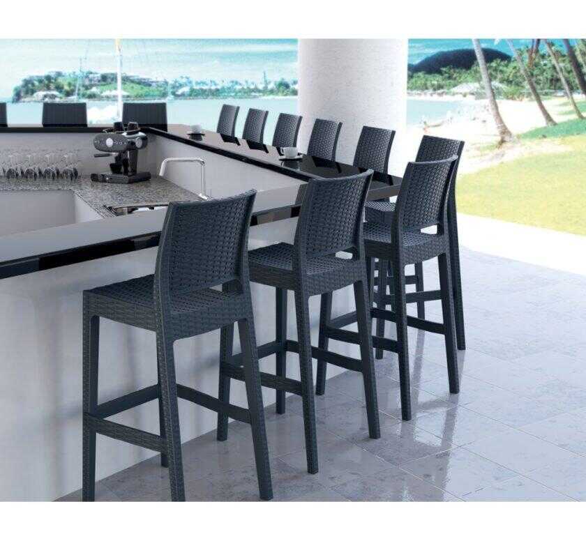 Jamaica rattan σκαμπό bar22