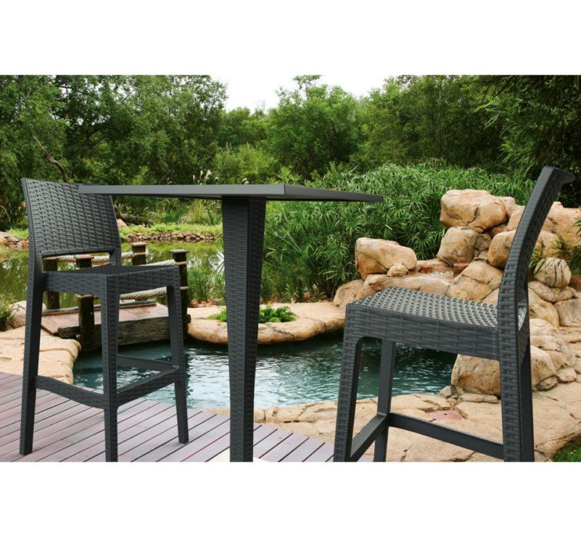 Jamaica rattan σκαμπό bar28