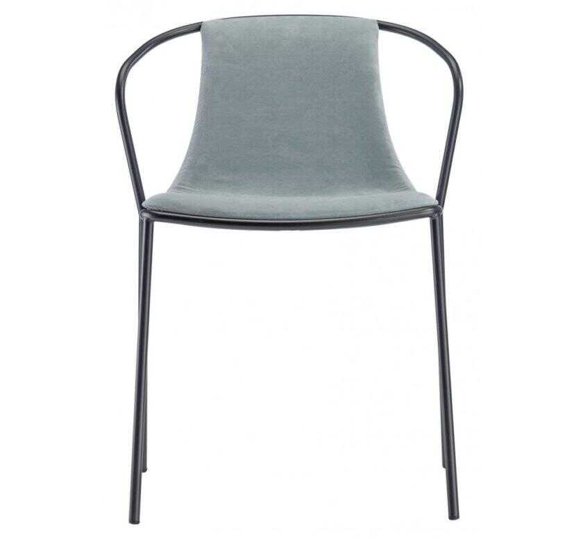 Kasia upholstered cod.186 καρέκλα μεταλλική12