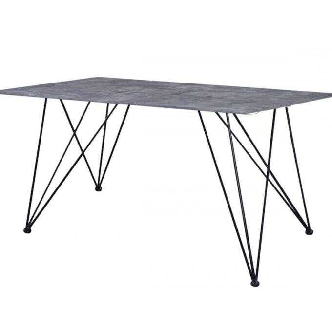 KRYSTAL τραπέζι 80x120 μεταλλικό1