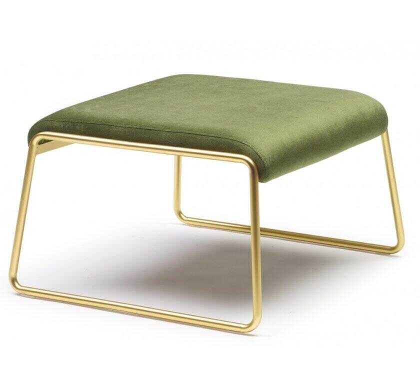 Lisa lounge art.2859 μεταλλικό πουφ4