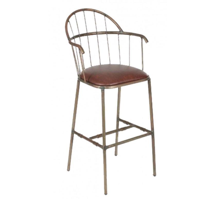 RETRO μεταλλικό σκαμπό bar1