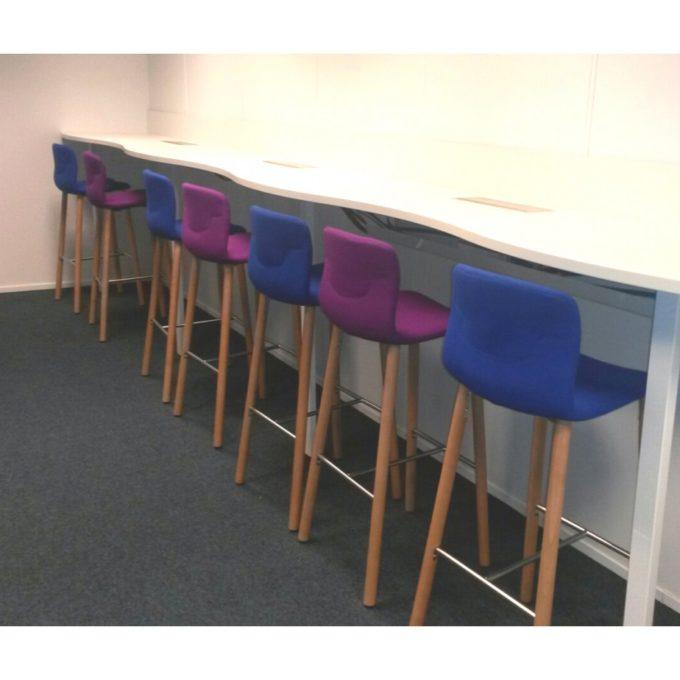 Slot 78/68 BL Upholstered σκαμπό bar