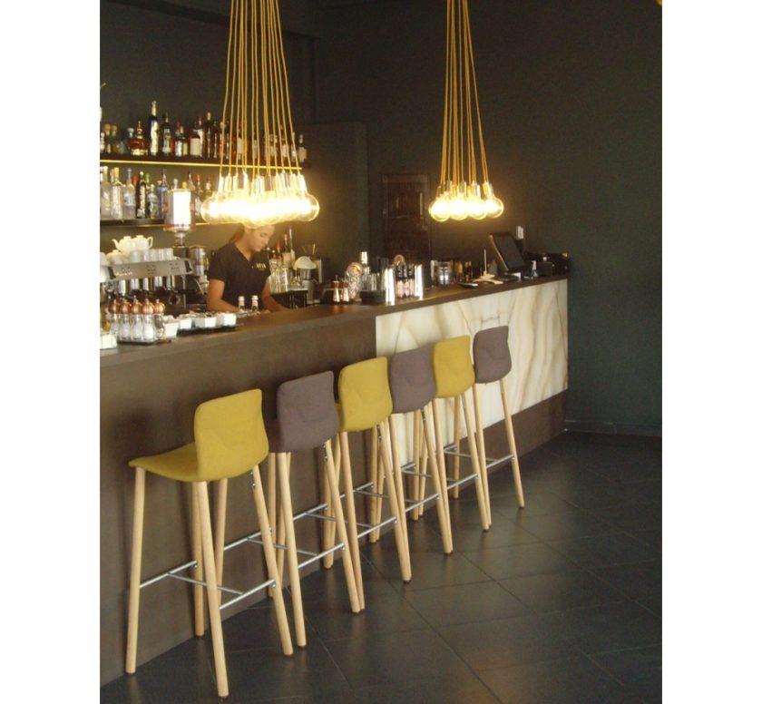 Slot 78/68 BL Upholstered σκαμπό bar20